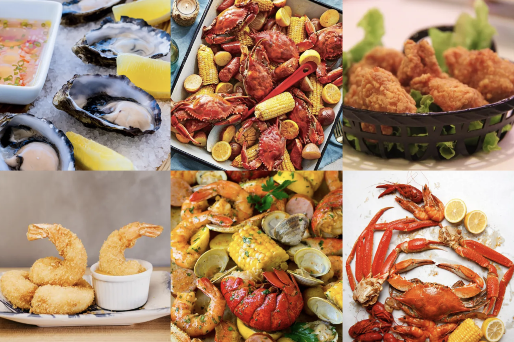 Great Seafood at The Crazy Crab Lelani Beach Club at Windsor Island